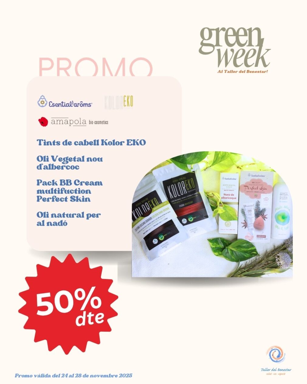 Pack 1 Green Week 50% dte