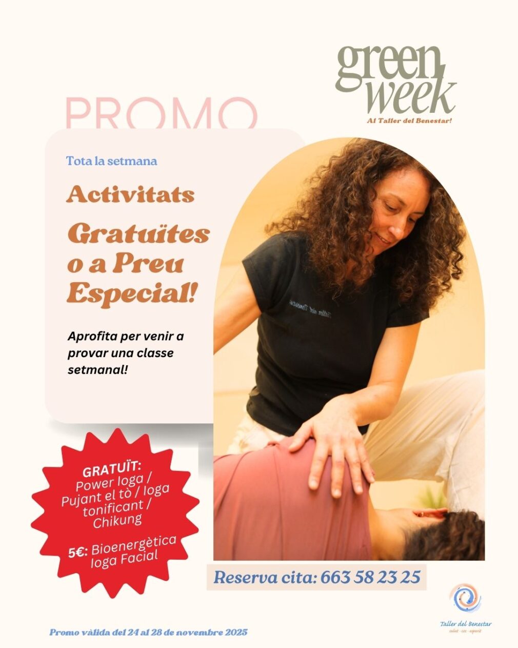 Actividades semanales Gratis o con precio especial!