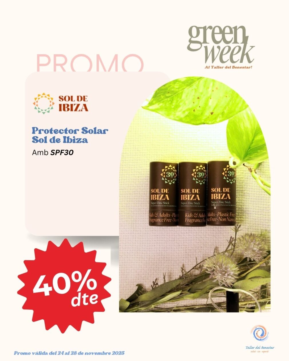 Pack 2 Sol de Ibiza Green Week 40% dte