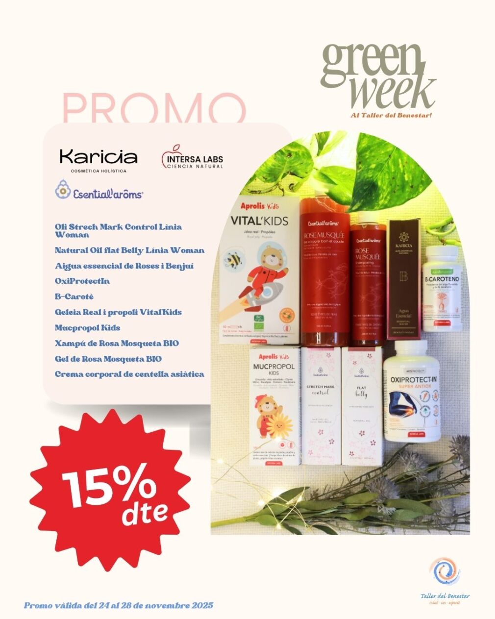 Pack 3 Green Week 15%dte