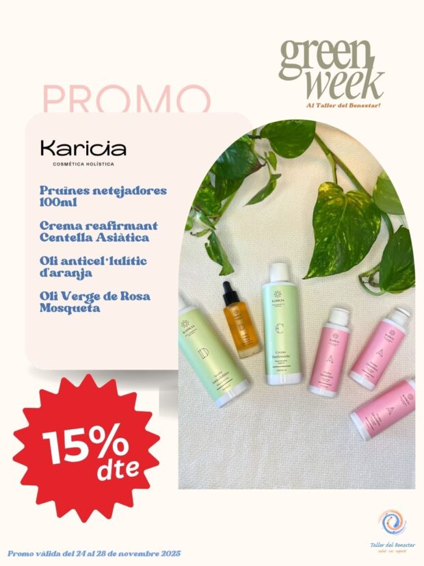 Pack 4 Karicia Green Week 15% dte