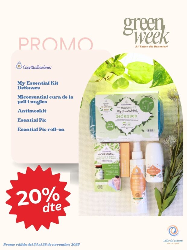 Pack 7 Esential Aroms Green Week 20% dte