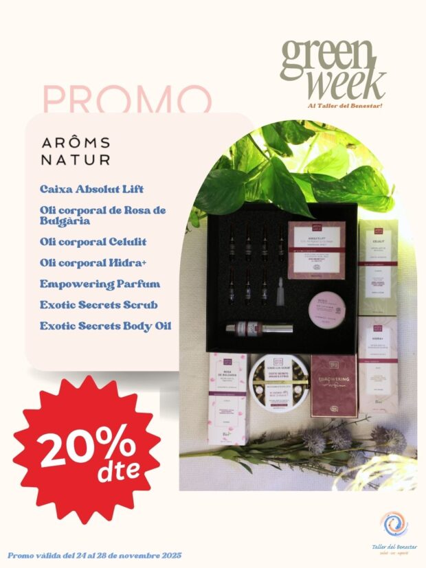 Pack 8 Aroms Natur Green Week 20% dte