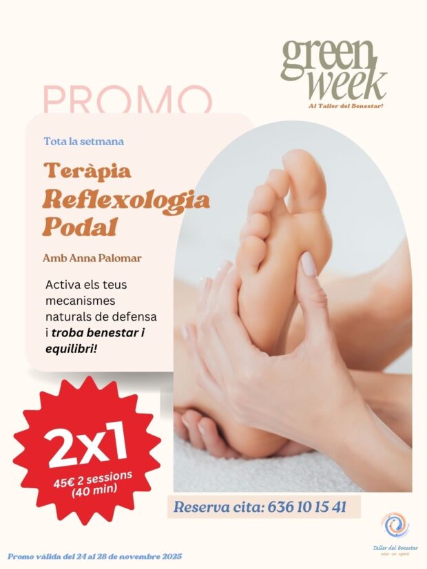 2X1 Reflexología podal Green Week