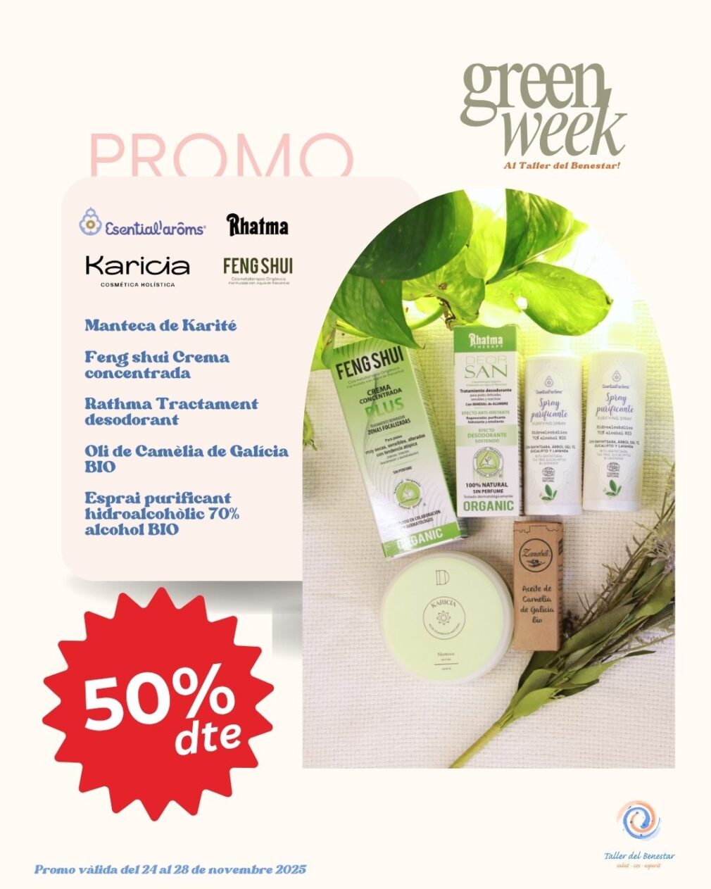 Pack 9 Green Week 50% dte